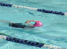 Nicole Swimming